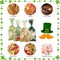 St. Patrick's Day Cellophane Treat Bags, 100PCS St. Patrick's Day Cellophane Bags, Green Lucky Shamrock Candy Bags Goodie Bags Gift Bags with 100PCS Twist Ties for St. Patrick Day Irish Party Supplies